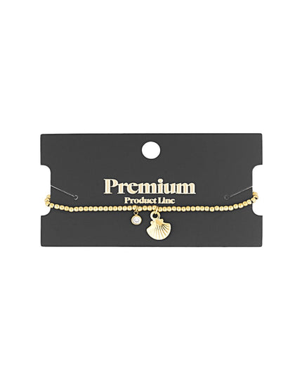 simpele armband sparkly shell