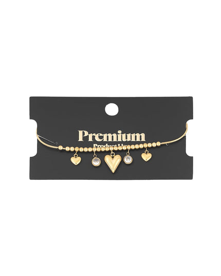 gleaming heart armband