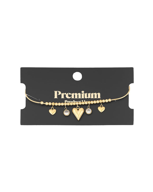 gleaming heart armband