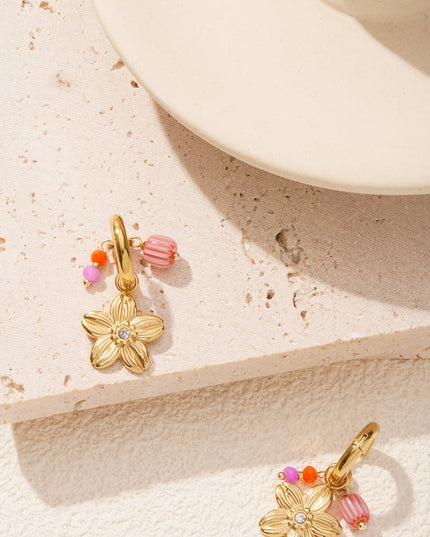 bloom hoops oorbellen