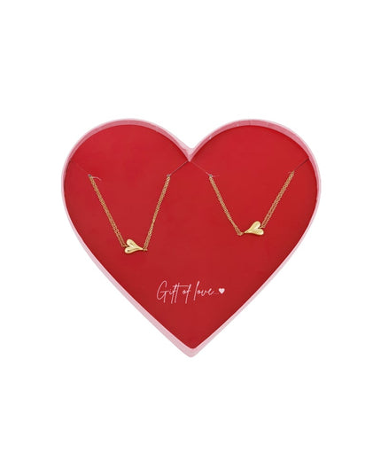 gift of love stainless steel hartjes armbanden