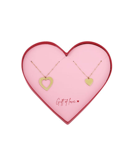 gift of love stainless steel interlinked love armbanden