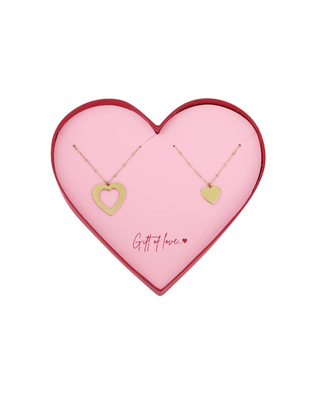 gift of love stainless steel interlinked love armbanden