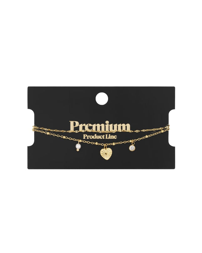 Love Love Love Armband - Zilverkleur