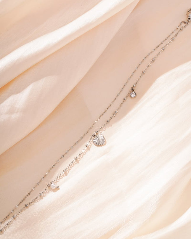 Love Love Love Armband - Zilverkleur