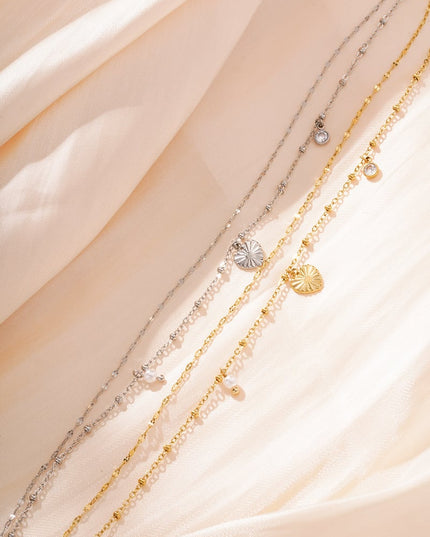 Love Love Love Armband - Zilverkleur