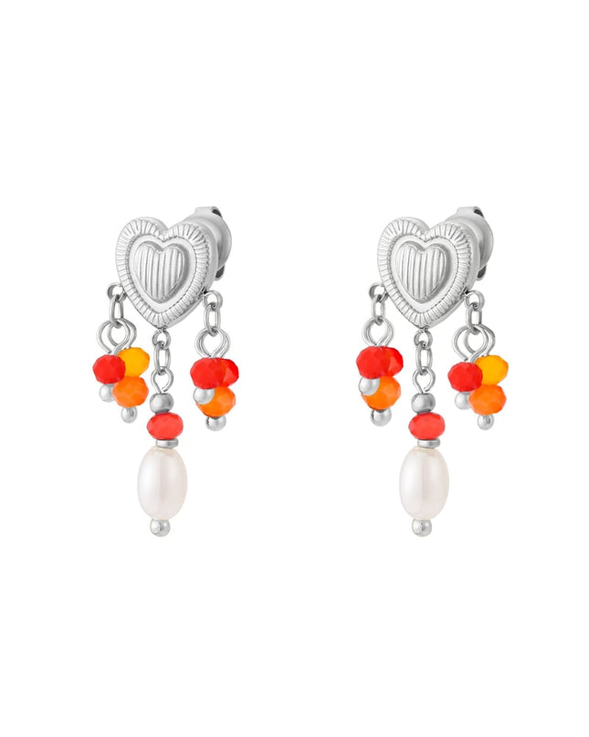 love rain earrings