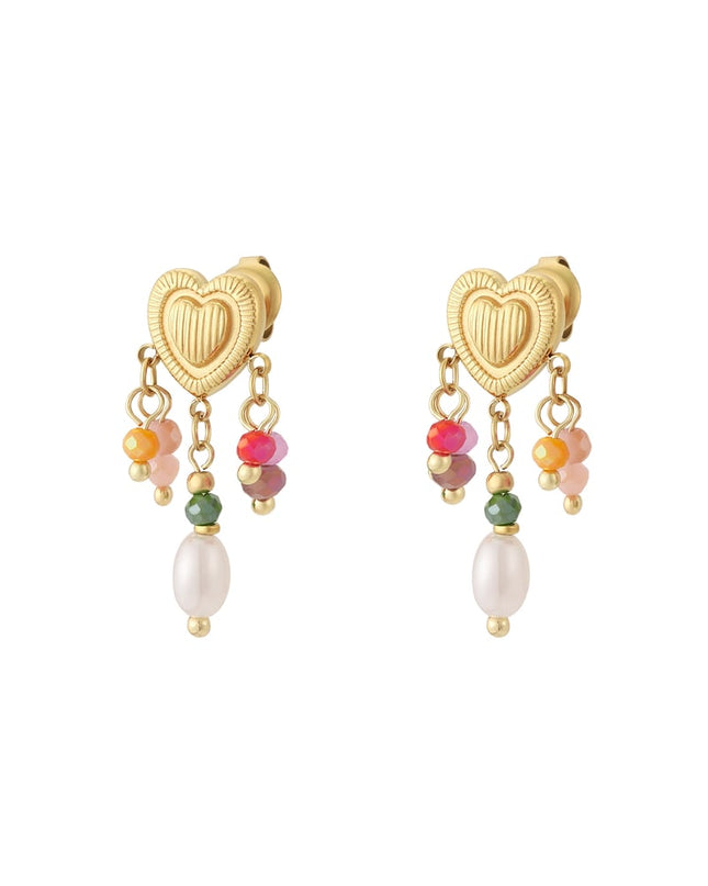 love rain earrings