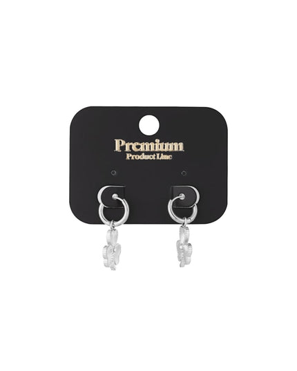 four-leaf clover oorbellen