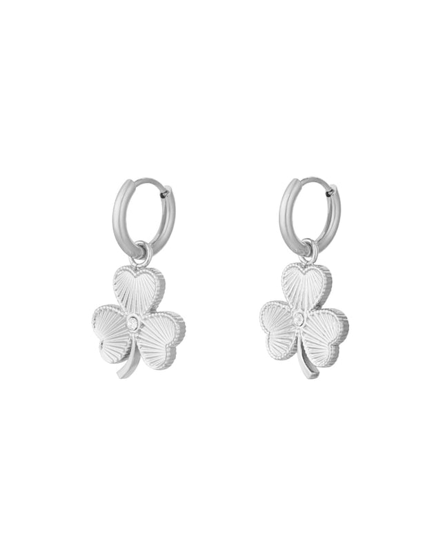 four-leaf clover oorbellen