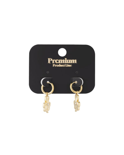 four-leaf clover oorbellen