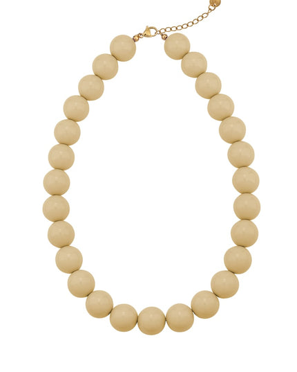 Large colored necklace - 15mm