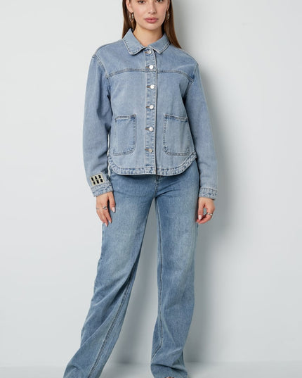 Gimme denim blouse