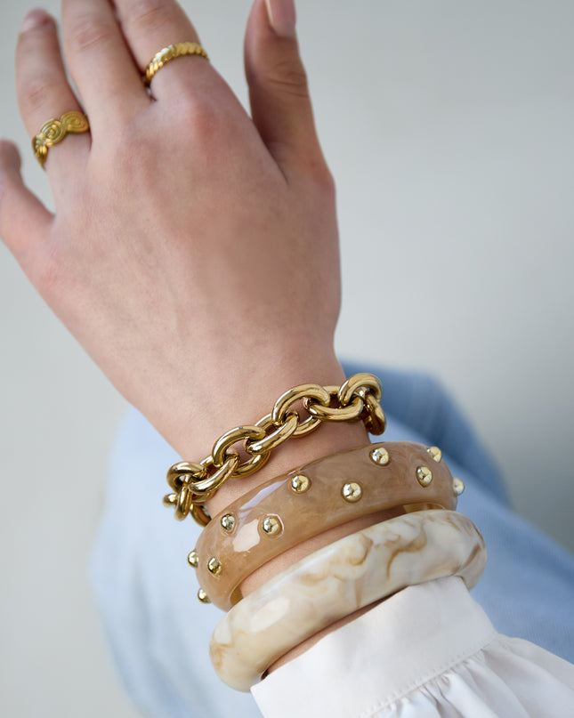 Chunky schakelarmband