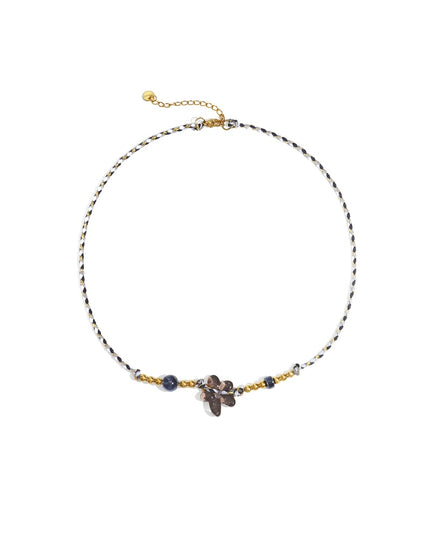 Polyester Beaded Necklaces Flower Casual Daily Simple Series Women's jewelry