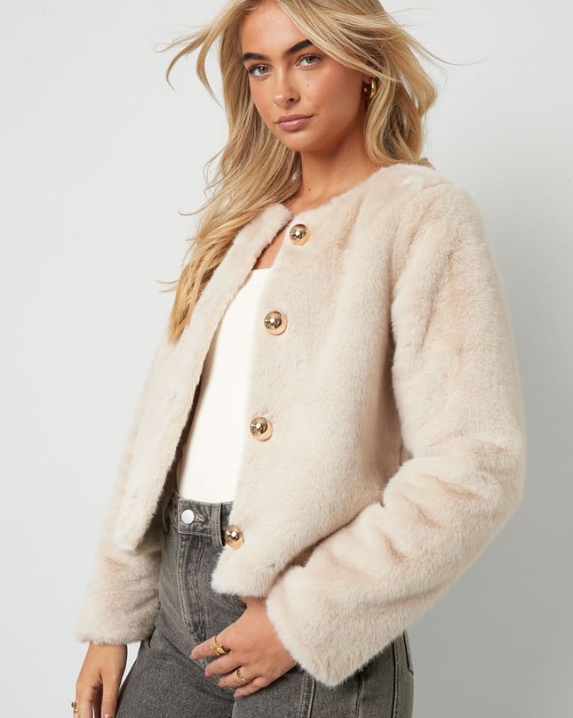 Faux Fur Jacket