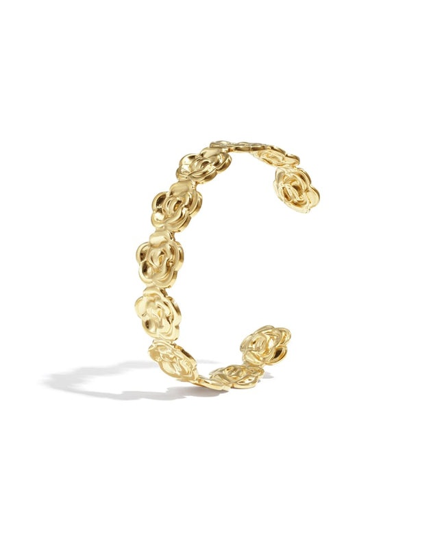 Roestvrijstalen manchetarmbanden Bloemen Casual Dagelijks Eenvoudig Serie Dames sieraden