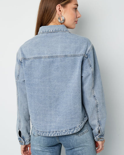 Gimme denim blouse