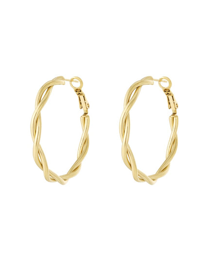 Oorbellen van roestvrij staal, geometrisch, casual, dagelijks, eenvoudig, serie, damessieraden