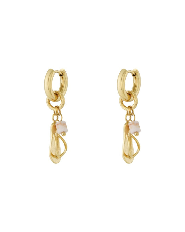 Flip Flops oorbellen met kraal