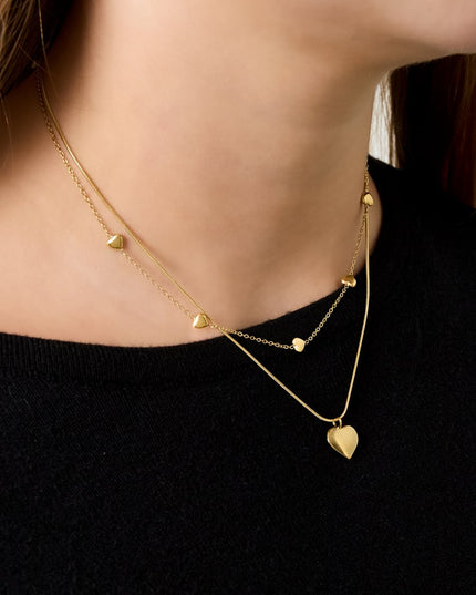 Gelaagde kettingen Hart Casual Dagelijks Eenvoudig Serie Dames sieraden