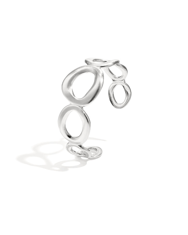 Armbanden van roestvrij staal, cirkel, casual, dagelijks, eenvoudig, serie, damessieraden