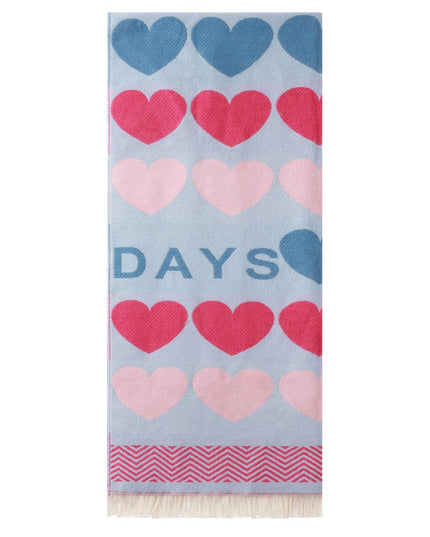 Sjaal met hartjes