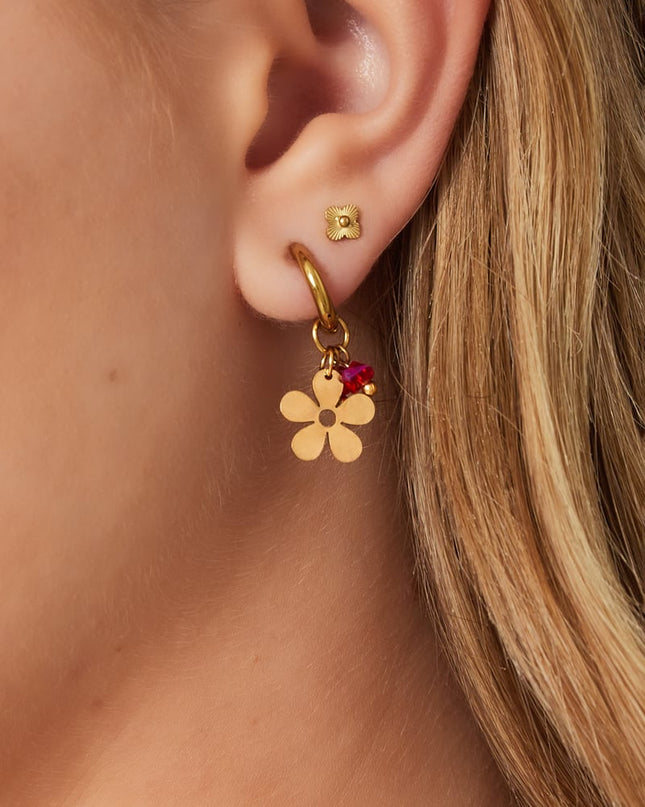 Oorbellen met druppel van roestvrij staal, casual en dagelijks gebruik