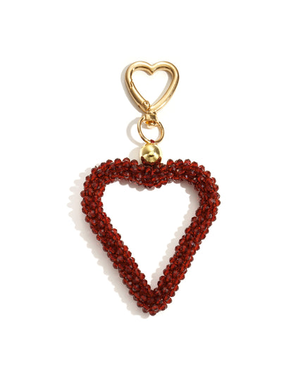 Keychain Heart Casual Crystal Daily Accessories