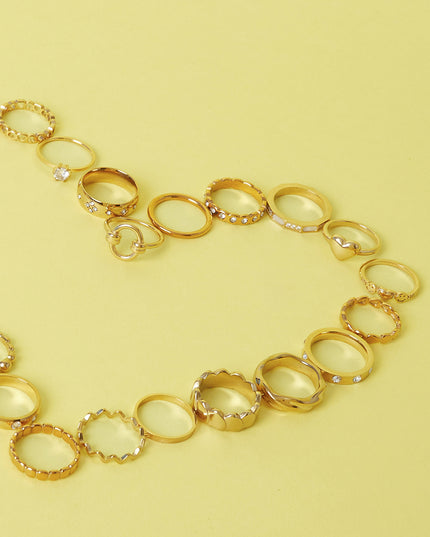 Gedrapeerde statement ring
