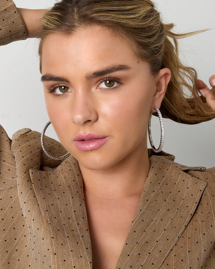 Koperen creolen geometrische elegante kerst luxe serie dames sieraden