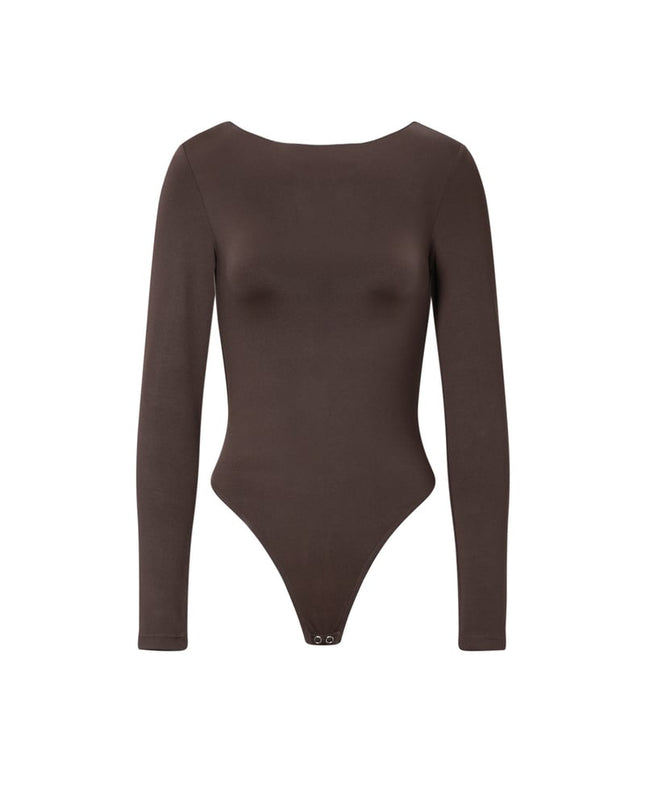 Nylon Shapewear Bodysuit Solid color Basic All Fit  Clothes