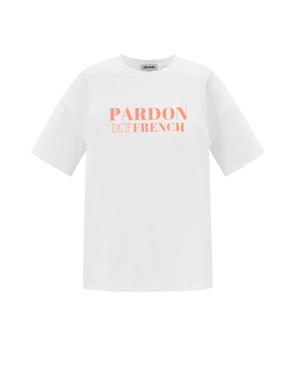 T-shirt pardon my french