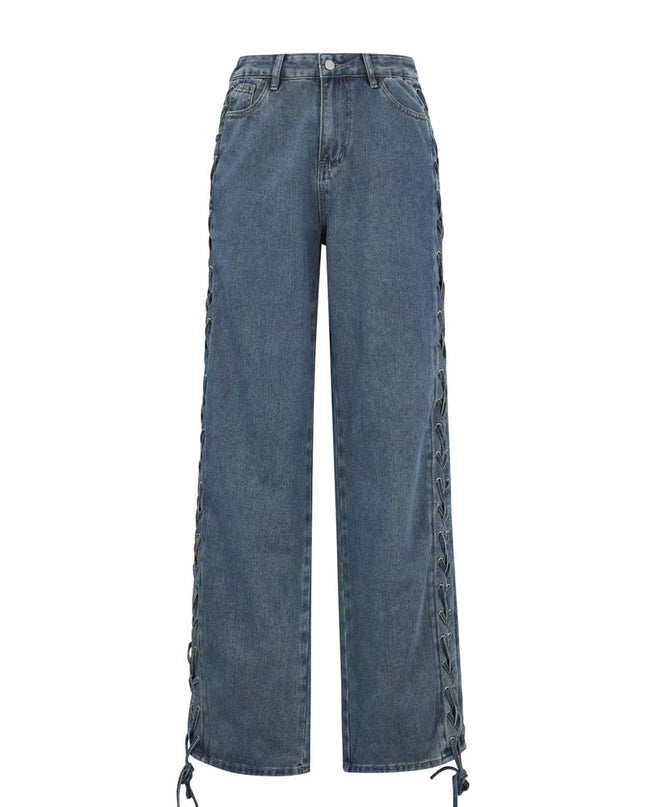 Laced Up Jeans
