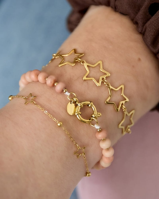 Stainless Steel Chain Bracelets Star Casual Daily Simple Series Women's jewelry