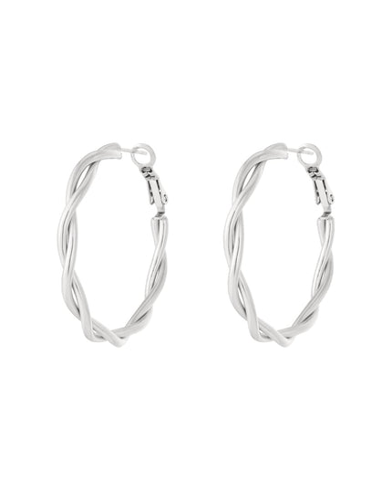 Oorbellen van roestvrij staal, geometrisch, casual, dagelijks, eenvoudig, serie, damessieraden