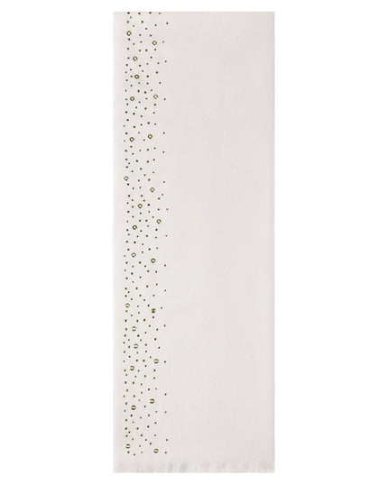 Winter scarf with stones