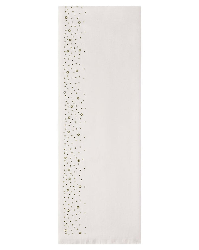 Winter scarf with stones