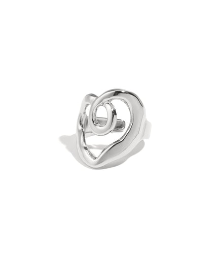 Stainless Steel Statement Rings irregular shape Casual Daily Simple Series Women's jewelry