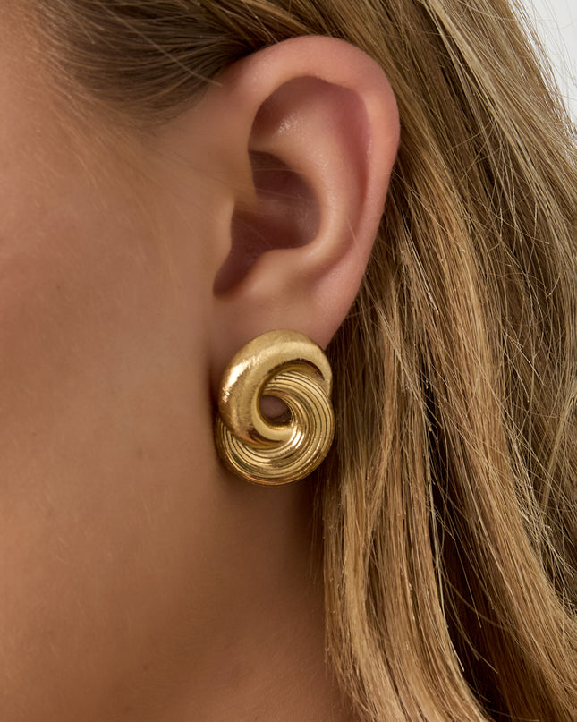 infinity twist earrings
