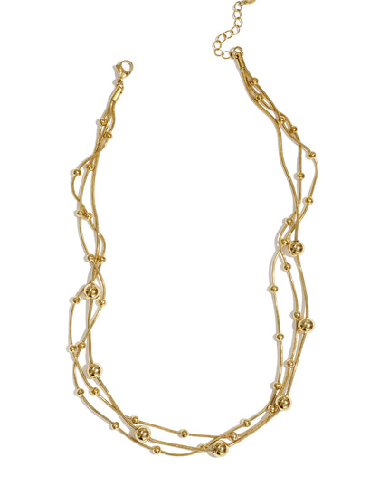 Ketting met lagen en polkadots