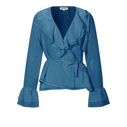 Longsleeve met ruches