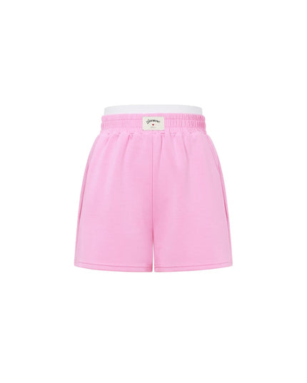 Polyester fiber (polyester) Shorts Solid color Sporty All Fit  Clothes
