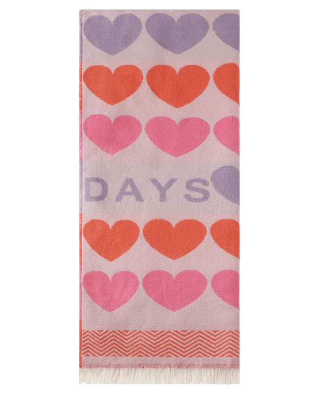 Sjaal met hartjes