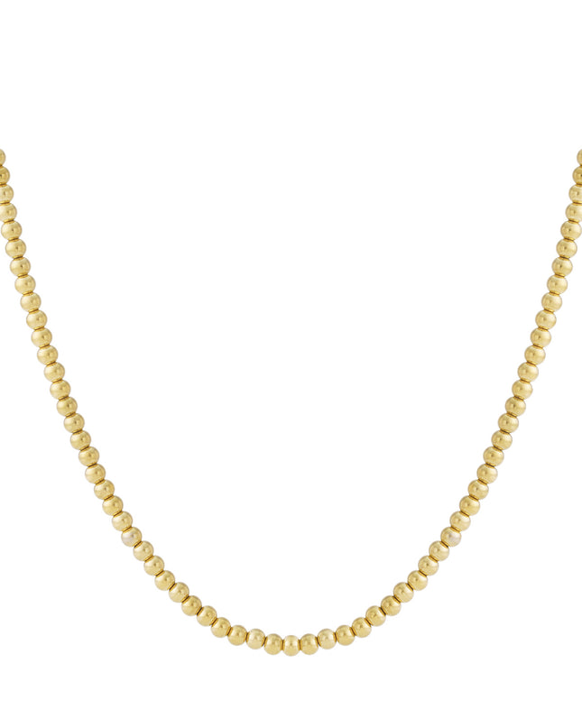 Ketting van massieve kralen - 6 mm