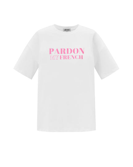 T-shirt pardon my french