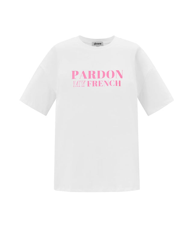 T-shirt pardon my french