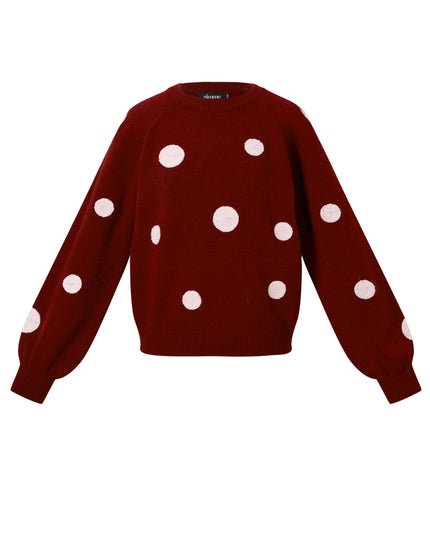 Polyestervezel (polyester) Gebreide truien Stippen Casual Herfst/Winterkleding