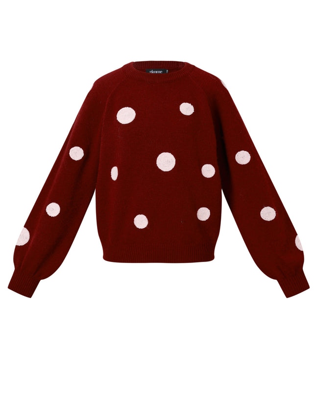 Polyestervezel (polyester) Gebreide truien Stippen Casual Herfst/Winterkleding