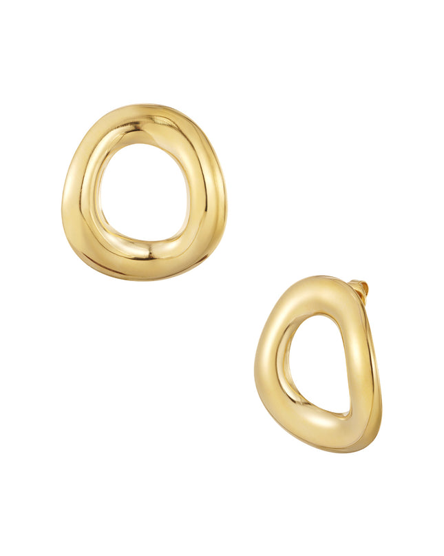 Organic Hoops oorbellen